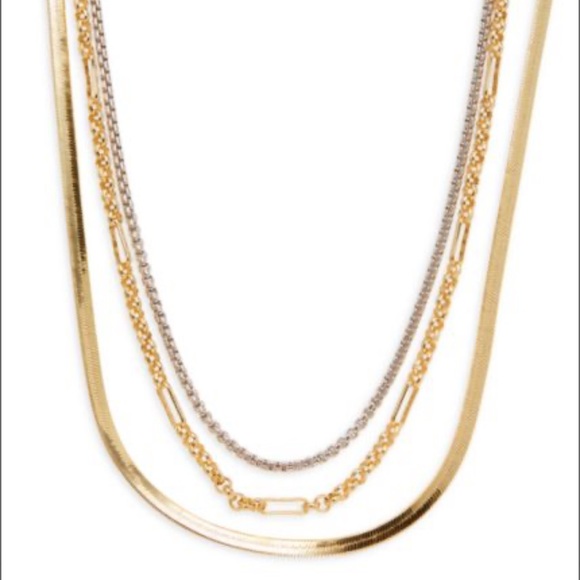 KENDRA SCOTTTaytum Mixed Metal Multi Strand Chain Necklace
